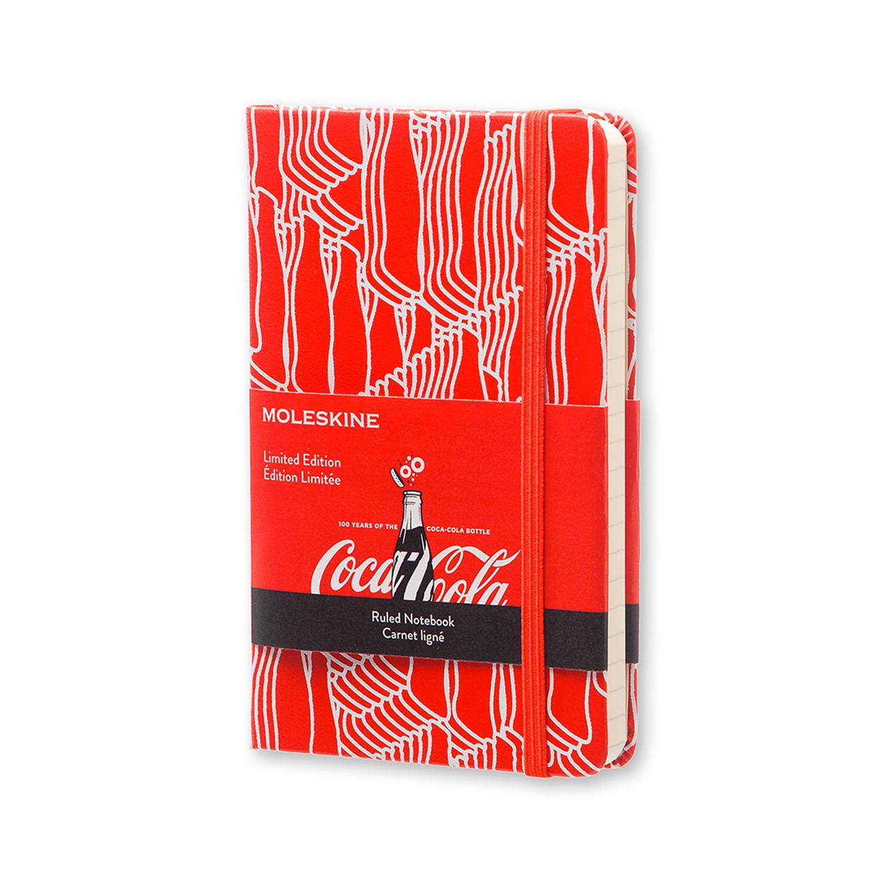 Блокнот Moleskine Limited Coca-Cola карманный 9х14 см 192 страницы в линейку Красный (8051272891249)
