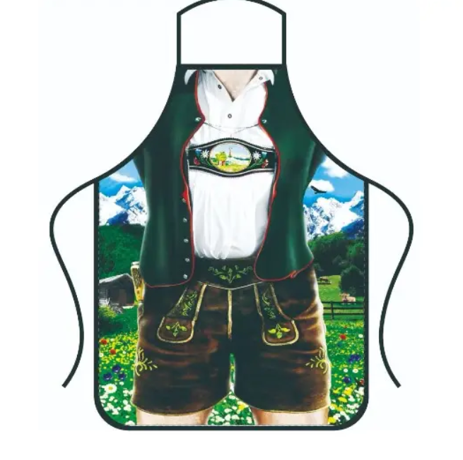 Фартук мужской на праздник 75х60 см Разноцветный (49978) Фартук мужской на праздник 75х60 см Разноцветный (49978)