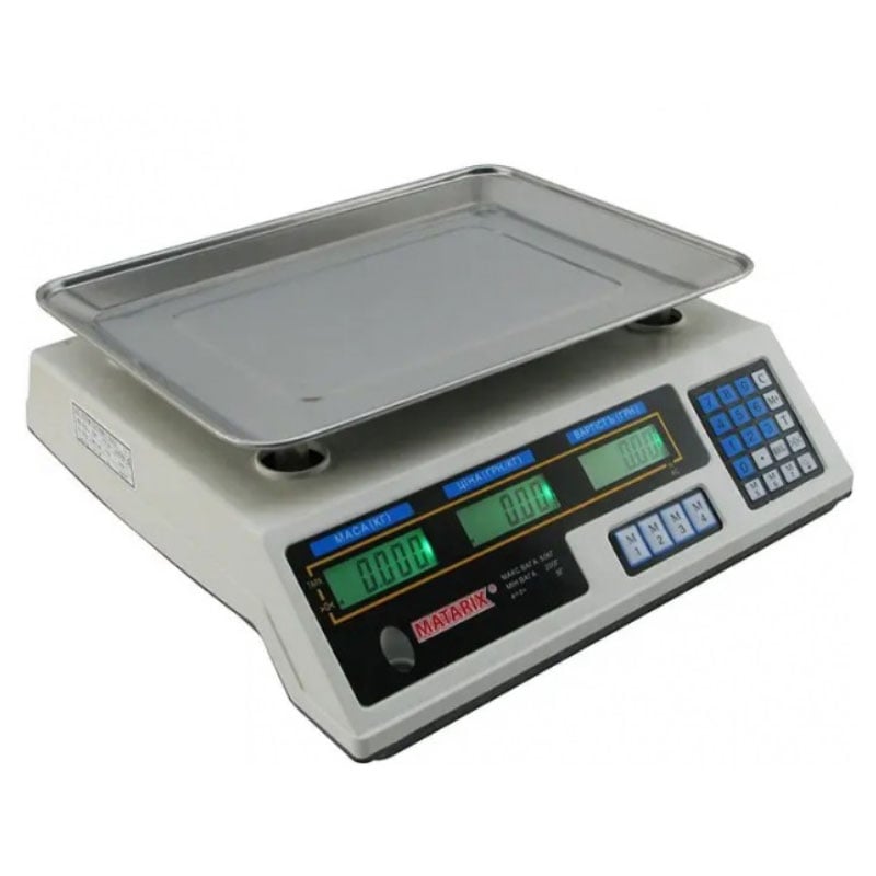 Ваги торговельні Matarix MX-410B електронні 50 кг (tf7267) Ваги торговельні Matarix MX-410B електронні 50 кг (tf7267)