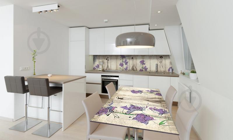 Наклейка виниловая на стол Zatarga «Акварельная Дива» 650х1200 мм Z180650/1st Наклейка виниловая на стол Zatarga «Акварельная Дива» 650х1200 мм Z180650/1st