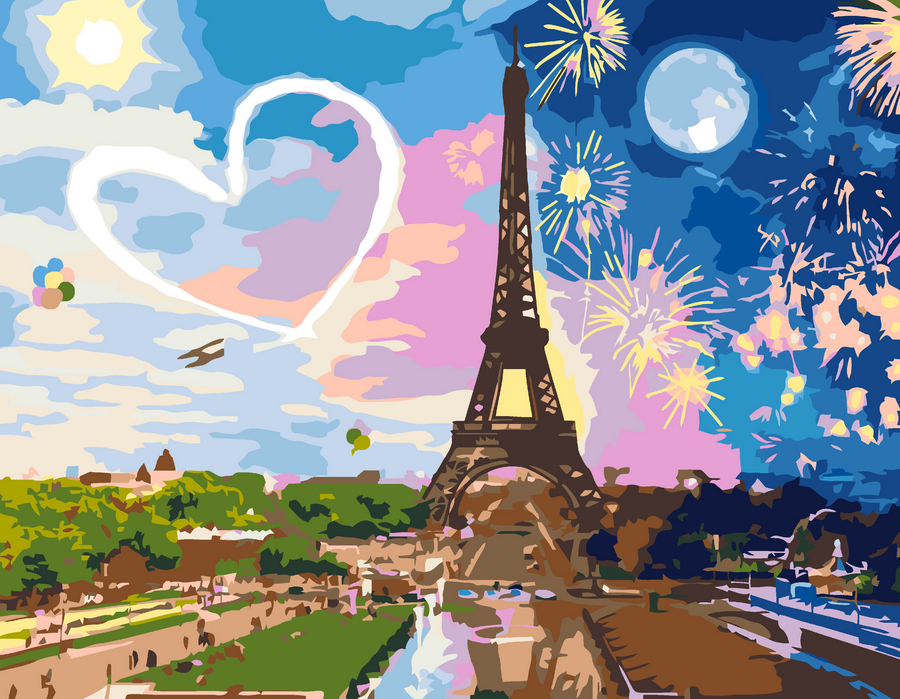 Картина по номерам Rosa Start Невероятный Париж 35x45 см (Az1-4823098538042)