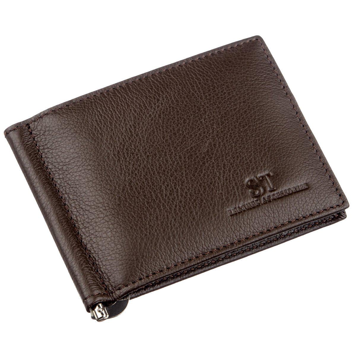Зажим для денег ST Leather 18946 Коричневый