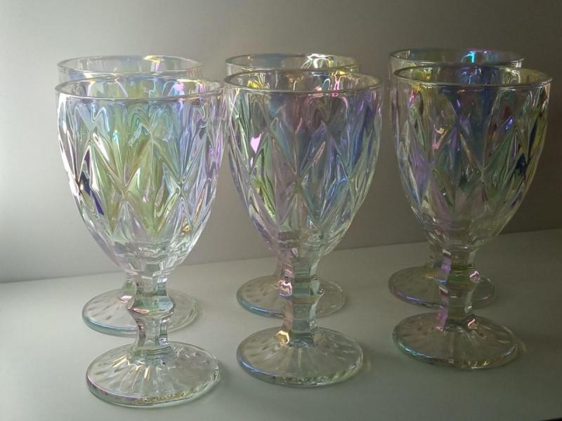 Набор бокалов для вина OLens Радужный изумруд 325 мл 6 шт. (OC-01-049)