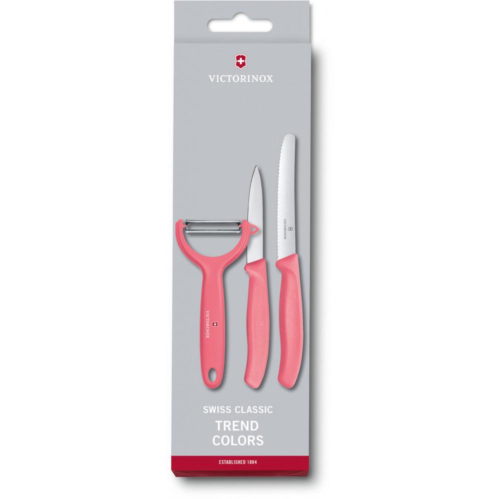 Кухонный набор Victorinox Vx67116.33L12 Swiss Classic Paring Set 3 шт. Розовый - фото 2