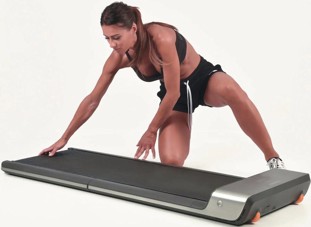 Беговая дорожка Toorx Treadmill WalkingPad with Mirage Display Mineral Grey (44054) - фото 8