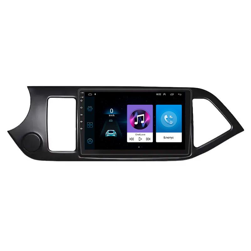 Магнитола штатная Lesko для Kia Picanto II 2015-2017 9" 1/16Gb Wi-Fi GPS Base