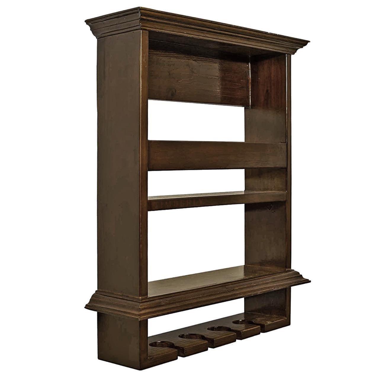 Полка для вина настенная из дерева Хиотаси Робуста (ПНК-019336)