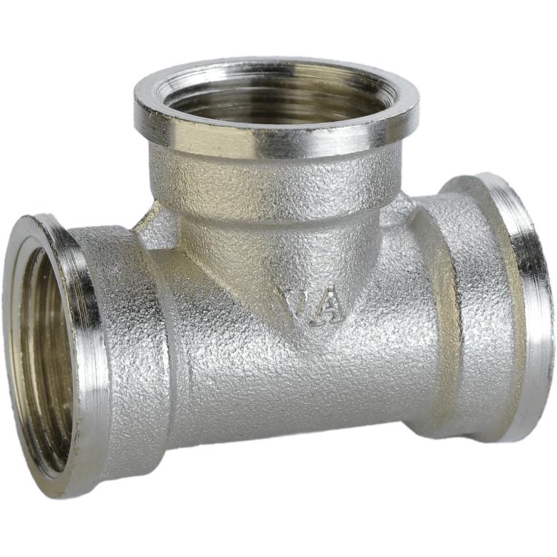 Трійник VA А0219-1А нікельований 3/4х3/4х3/4" (000025777)