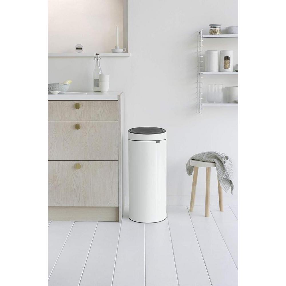 Бак для сміття Brabantia Touch Bin 30 л Білий (115141) - фото 5