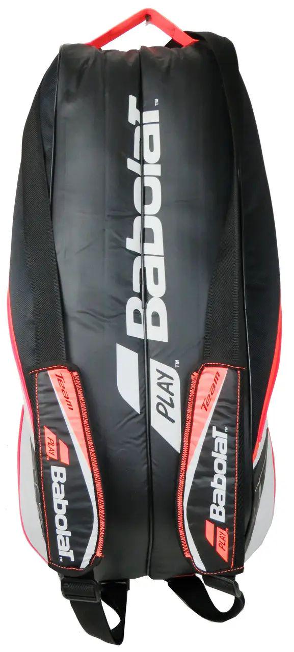 Сумка-рюкзак Babolat RH X6 Team для 6 тенісних ракеток Чорний (3324921572468) - фото 4