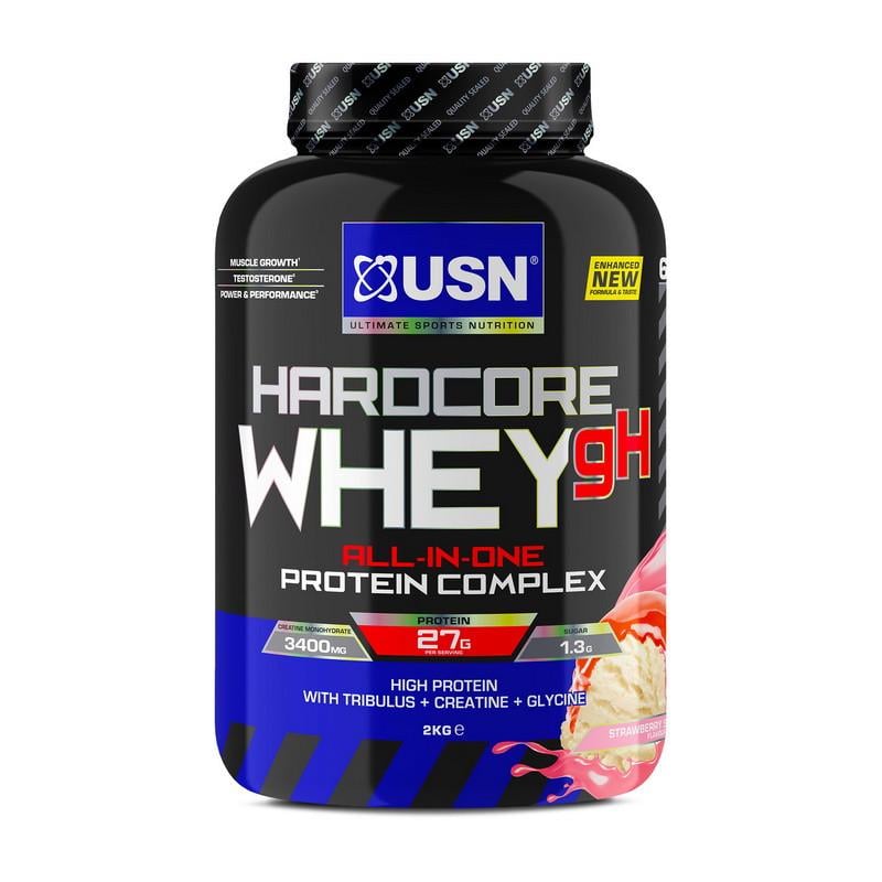 Протеин комплексный USN Hardcore Whey ваниль 2 кг (05502-01)