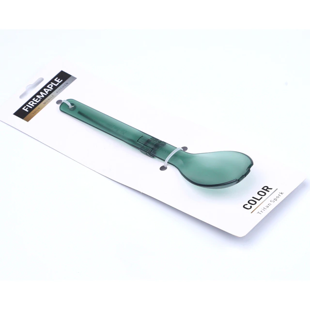 Ложка с тритана Fire-Maple Tritan spork складная Green