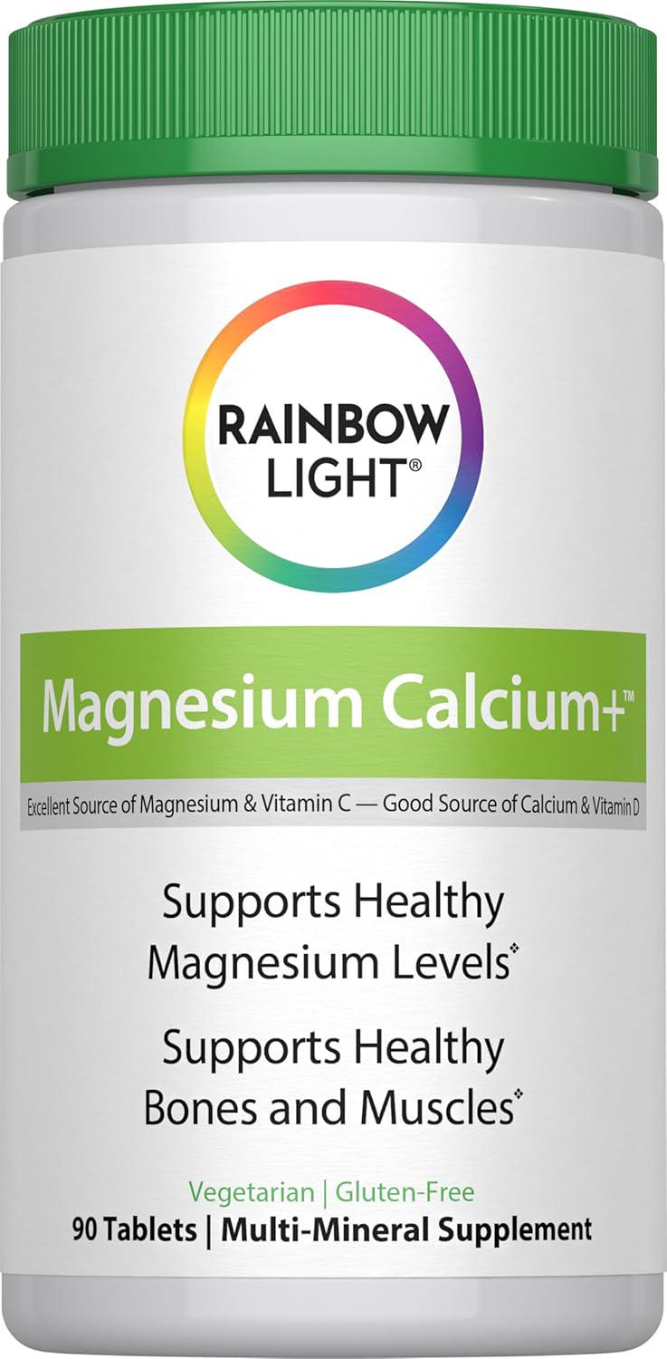 Магний и Кальций Rainbow Light Magnesium Calcium+ 90 Caplets