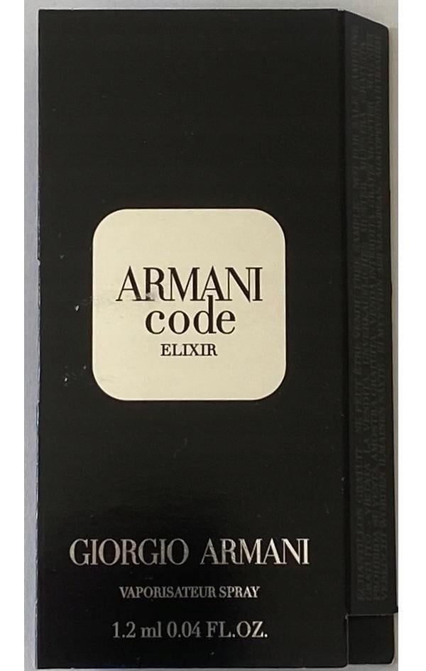 Духи для мужчин Giorgio Armani Code Elixir 1,2 мл пробник (383711)