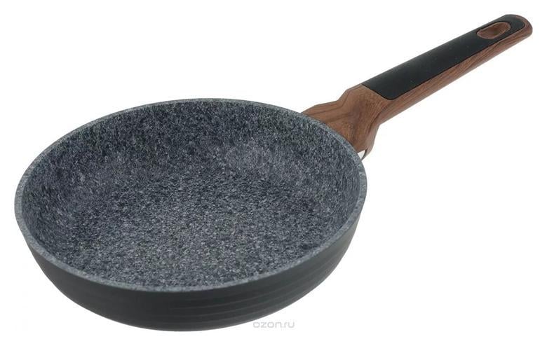 Сковорода Fissman Diamond Grey с 5-слойным антипригарным покрытием 24 см