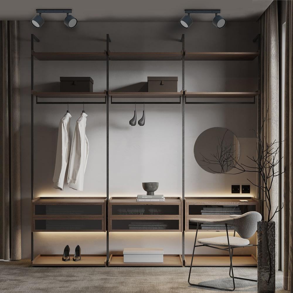 Світильник накладний поворотний Ledcoin ML411-2 під лампу Чорний - фото 3 Світильник накладний поворотний Ledcoin ML411-2 під лампу Чорний - фото 3