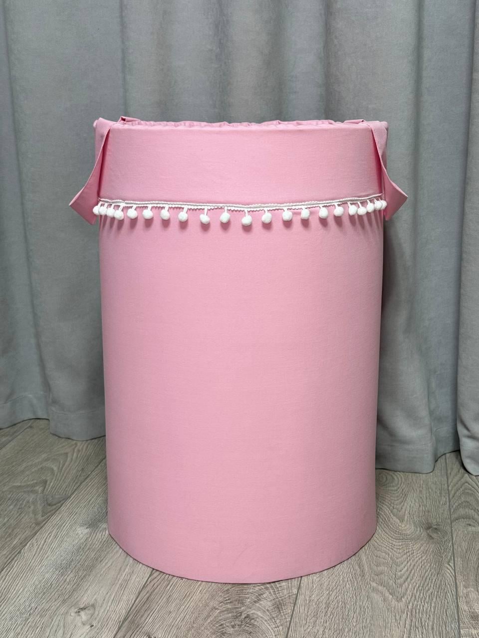 Кошик для іграшок з палапонами Рожевий (2934187737)