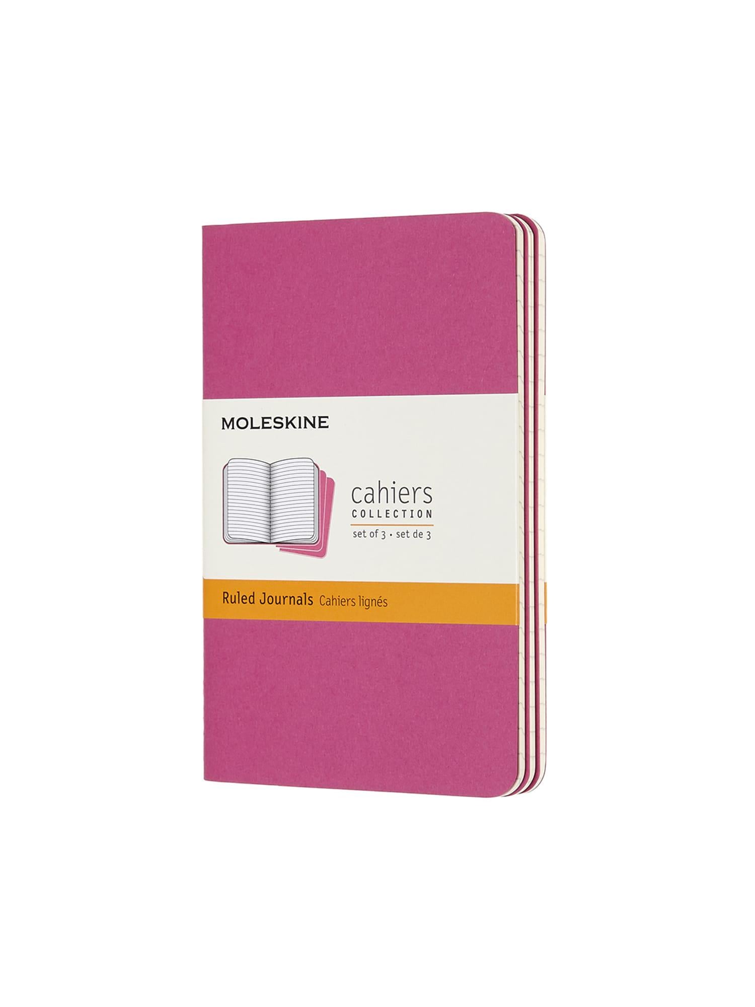 Блокнот Moleskine Cahier карманная линейка Кинетический розовый (CH011D17)