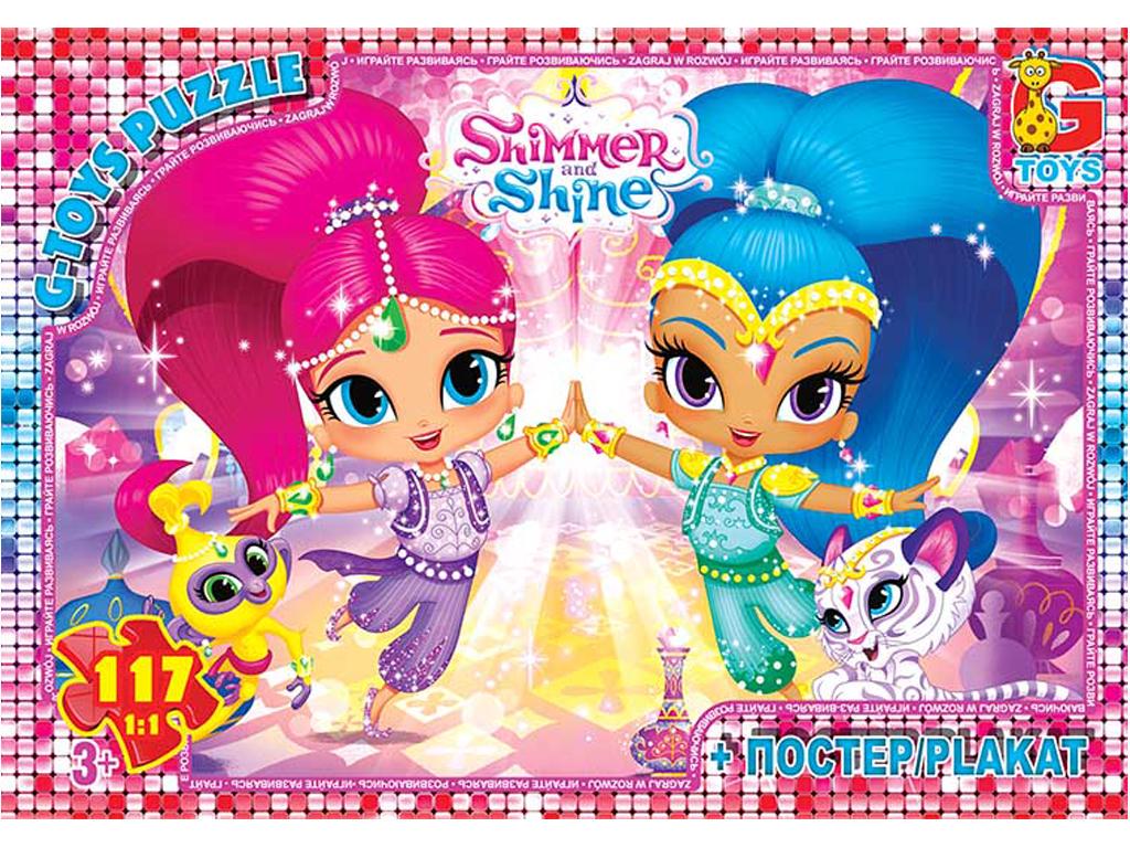 Пазли G-Toys "Шиммер і Шайн" 117 деталей (MTT-189507)