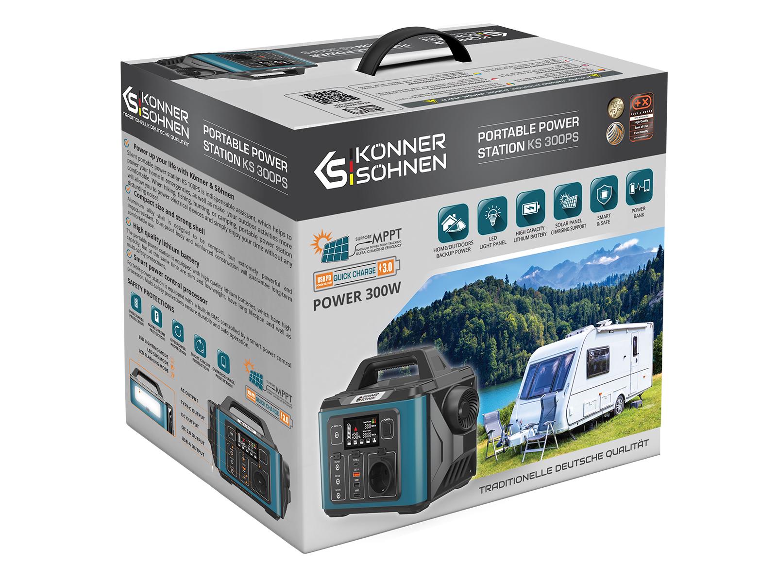 Станція зарядна Konner&SohnenKS 300PS Li-Ion 296 Вт/год 20 Ач 14,8 В 80000 мАг 3,7 В 300/600 Вт (000175635) - фото 13