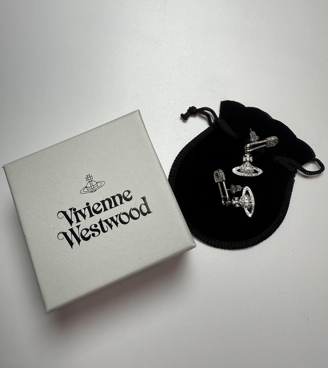 Серьги женские Vivienne Westwood с подвеской в форме планеты Заколка - фото 6 Серьги женские Vivienne Westwood с подвеской в форме планеты Заколка - фото 6