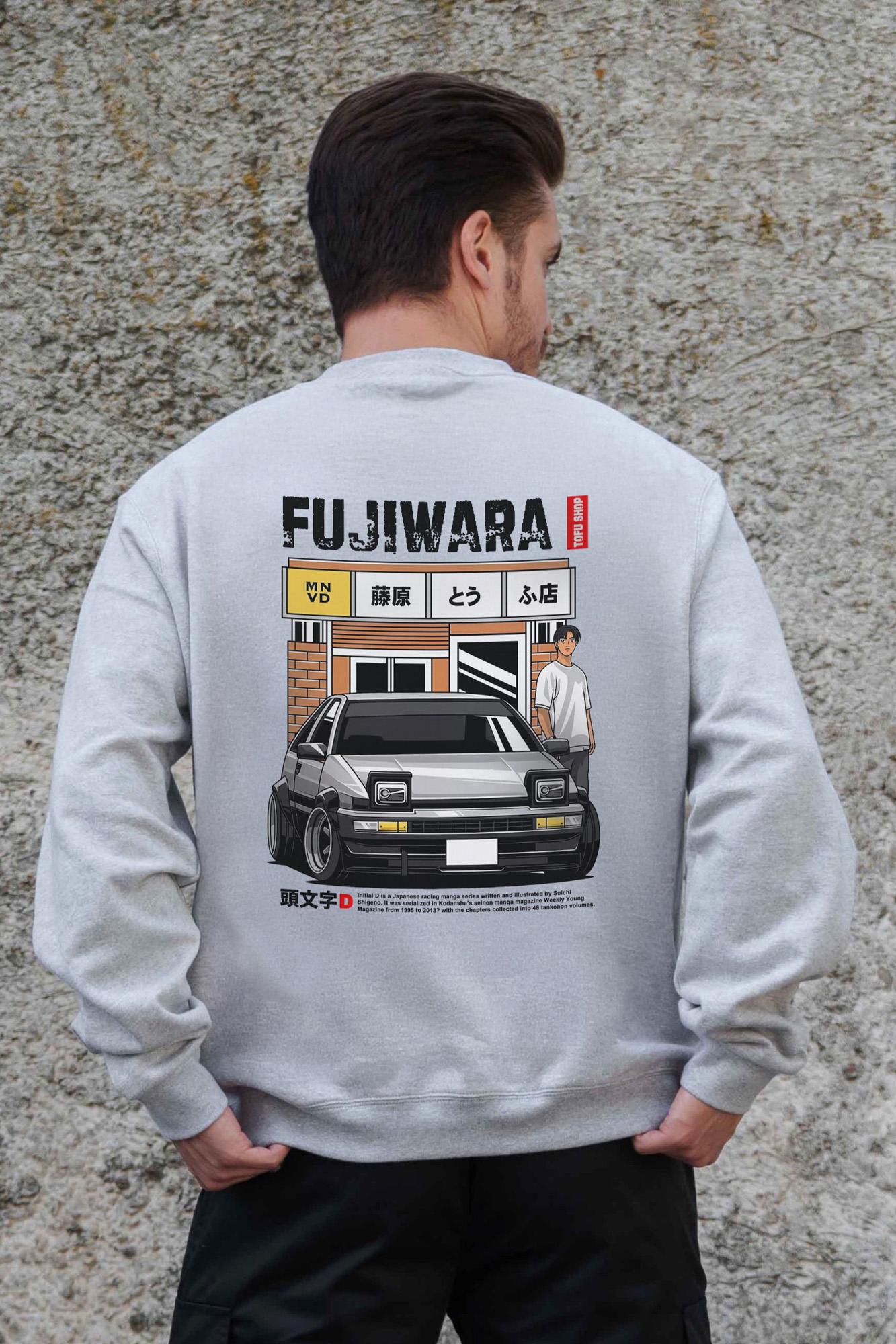 Свитшот оверсайз Without Fujiwara L/XL Grey (L/XL8055720)