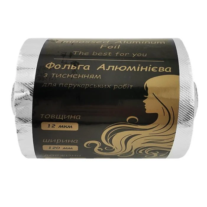 Фольга для перукарських робіт з тисненням 100 м (1415)