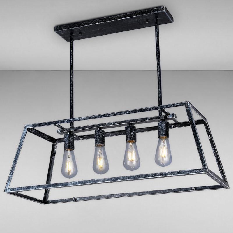 Люстра подвесная Light House LS-16318-4 OX Черный