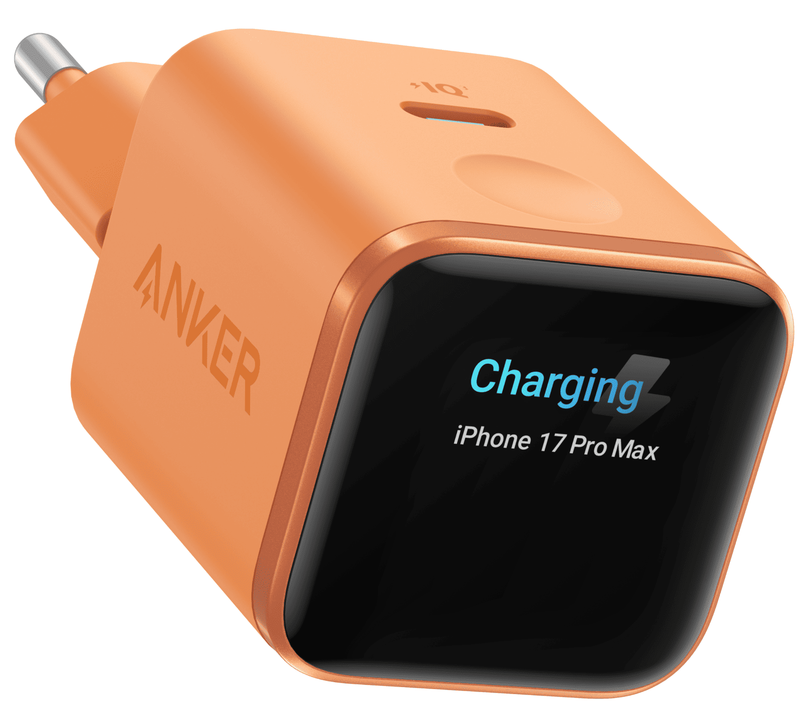 Зарядний пристрій мережевий Anker Nano Charger 45W USB-C Smart Display Помаранчевий (UG-A121DGO1) Зарядний пристрій мережевий Anker Nano Charger 45W USB-C Smart Display Помаранчевий (UG-A121DGO1)