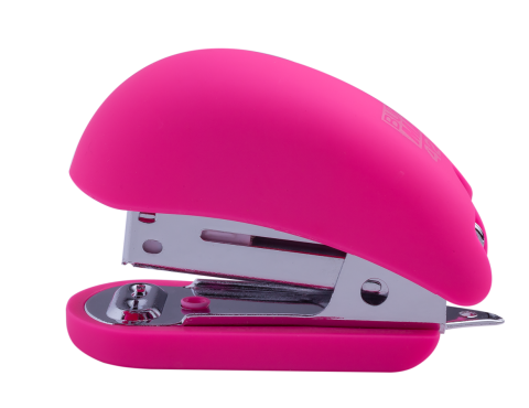 Степлер Buromax Rubber touch до 12 листов Розовый (BM.4234-10) Степлер Buromax Rubber touch до 12 листов Розовый (BM.4234-10)