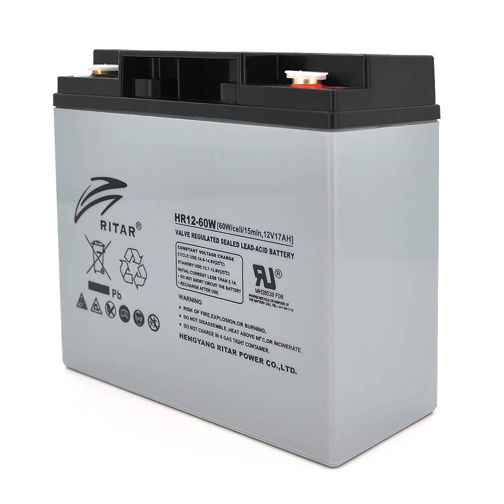 Батарея акумуляторна AGM RITAR RT12170H Q4 12V 17,0Ah 181x77x167 мм Gray (41007)