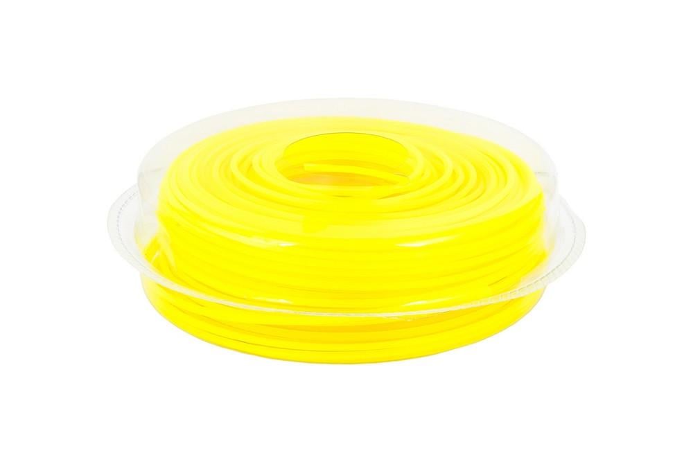 Леска для триммера Mastertool квадрат 2,4 мм 82 м Желтый (19-1412)