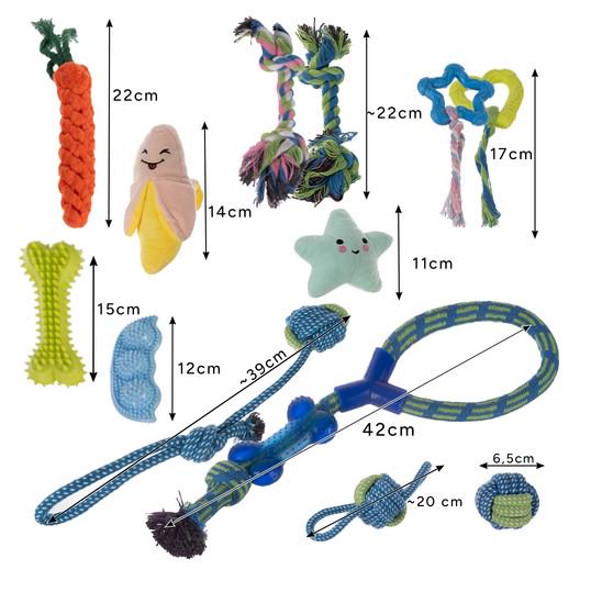 Набір іграшок для собак 16в1 (25384) - фото 3 Набір іграшок для собак 16в1 (25384) - фото 3