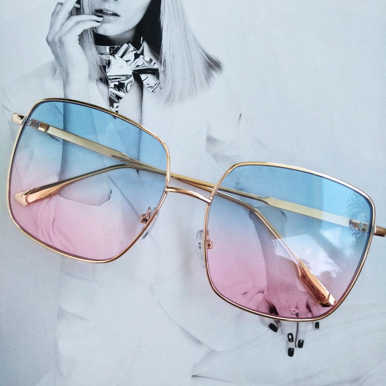 Окуляри жіночі великий квадрат Чорний - фото 3 Окуляри жіночі великий квадрат Чорний - фото 3