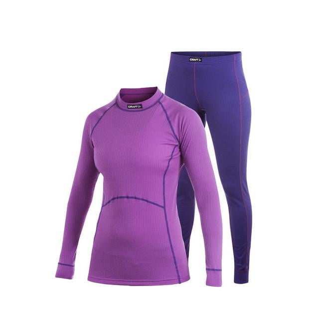 Термобелье женское Craft Active Multi Colorblocking XL Orchid/Vision (iz13580)
