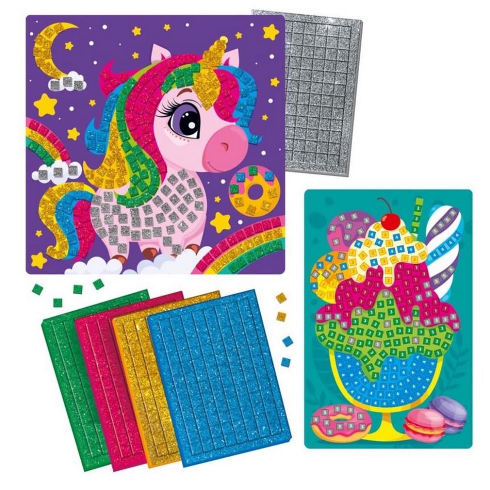 Мозаика Vladi Toys Единорог и мороженое от 3 лет Бронзовый (RN-250-N-103)