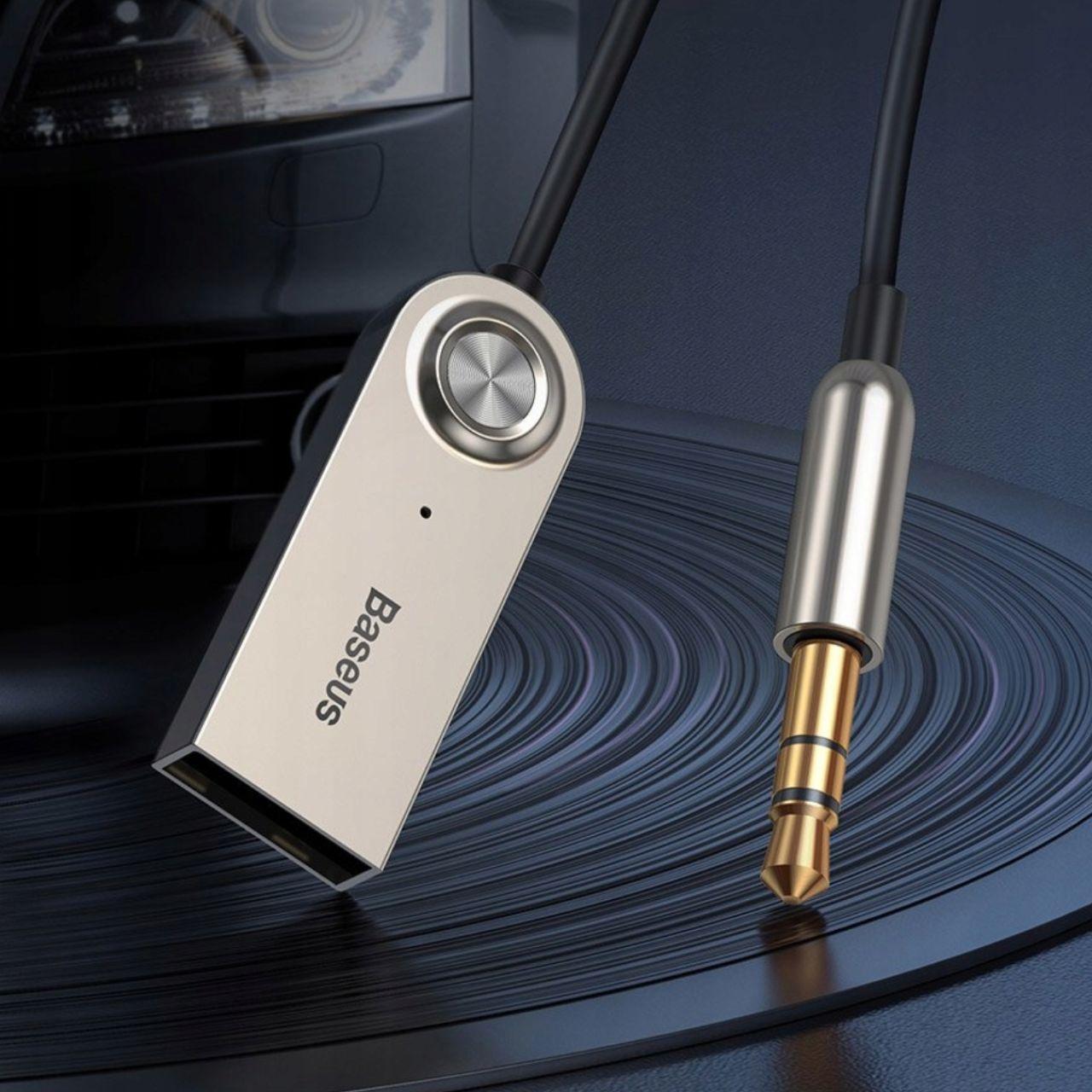 Bluetooth-ресивер AUX для автомобіля Baseus BA01 USB Wireless adapter cable Black (29527461) - фото 9