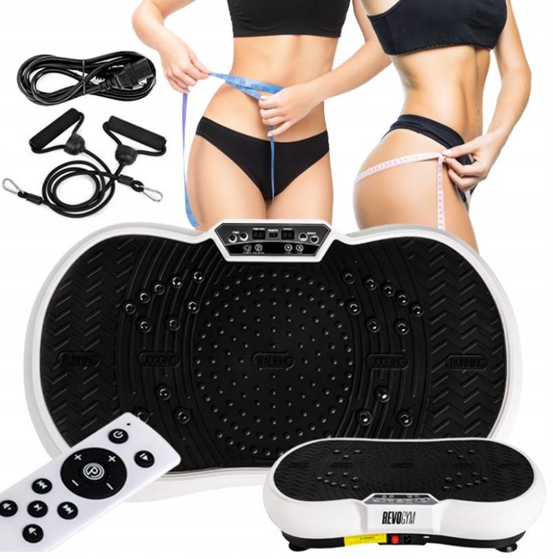 Виброплатформа-массажер тренировочная REVOGYM с пультом дистанционного управления White (1183) - фото 2