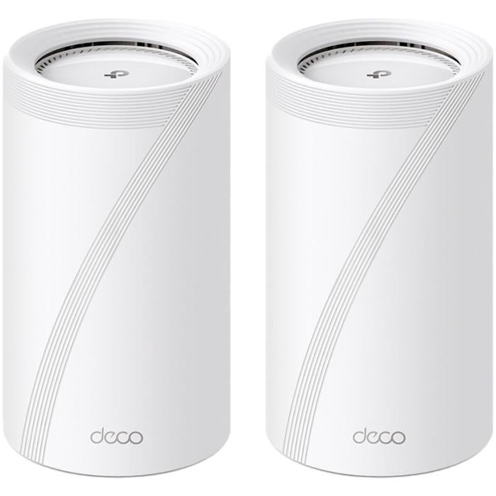 Mesh-система TP-Link Deco BE85 2-pack Wi-Fi 7 BE22000 2,4/5/6 ГГц 2x10 GbE 2x2.5 GbE 8 антенн White (36943887)