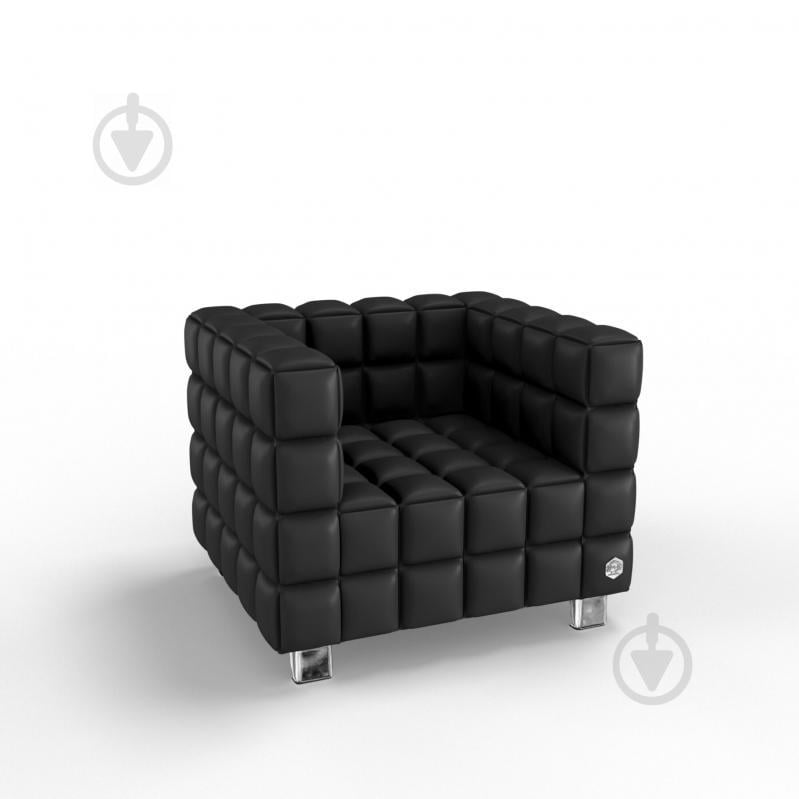 Мягкое кресло KULIK SYSTEM NEXUS Экокожа 1 Черный (hub_RpZQ40064)