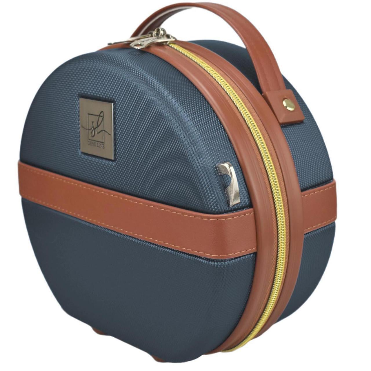 Бьюти-кейс SEMI LINE 5 л Blue/Brown (T5672-1)