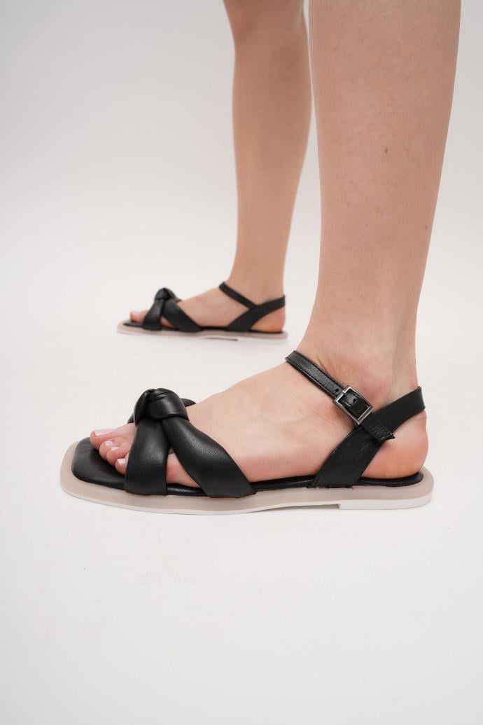 Босоножки женские Anna Lucci кожаные р. 39 Черный (161340) - фото 2 Босоножки женские Anna Lucci кожаные р. 39 Черный (161340) - фото 2