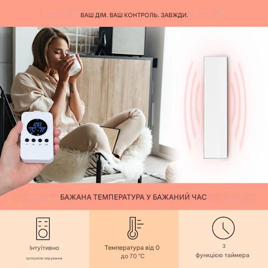 Инфракрасный обогреватель KLARSTEIN Wonderwall Air 360 Вт (10034231) - фото 5