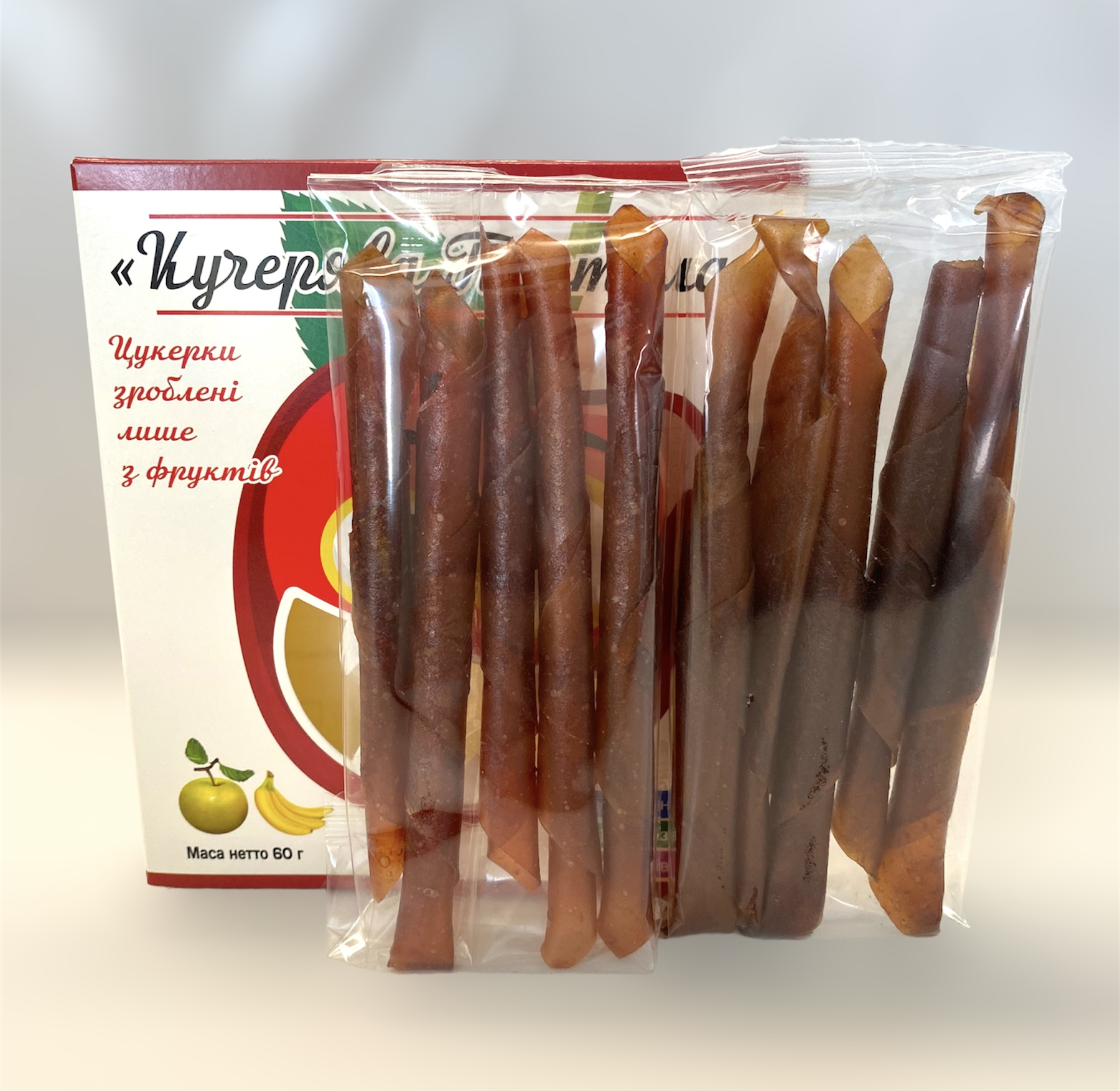 Натуральні цукерки Кучерява Пастила з вишнею 60 г - фото 2 Натуральні цукерки Кучерява Пастила з вишнею 60 г - фото 2