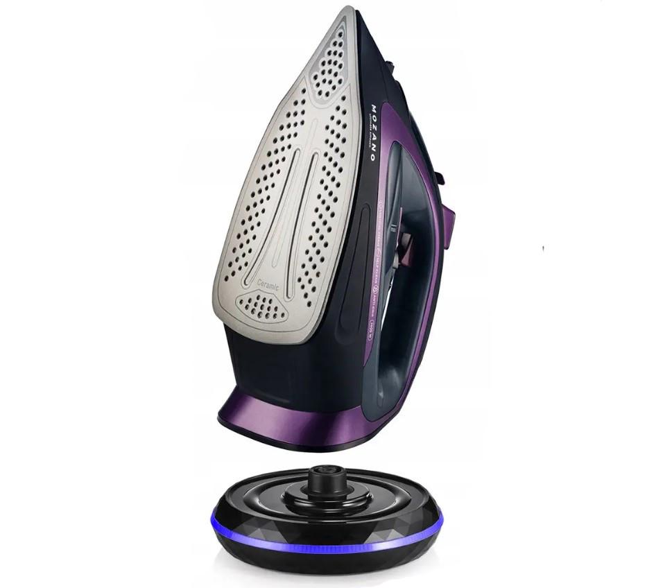 Утюг беспроводной Mozano Ultimate Smooth 2600W c подставкой для подзарядки (13103847)