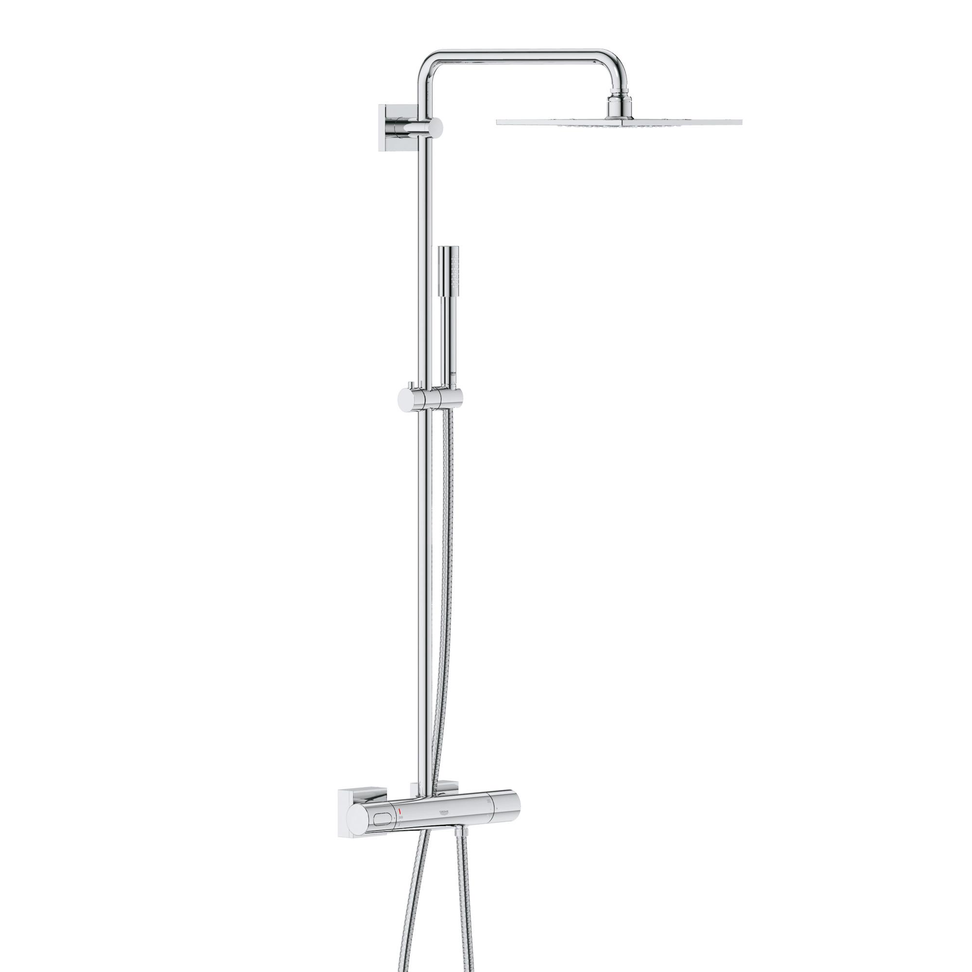 Душевая система с термостатом Grohe Rainshower 27569000 Хром (90220)