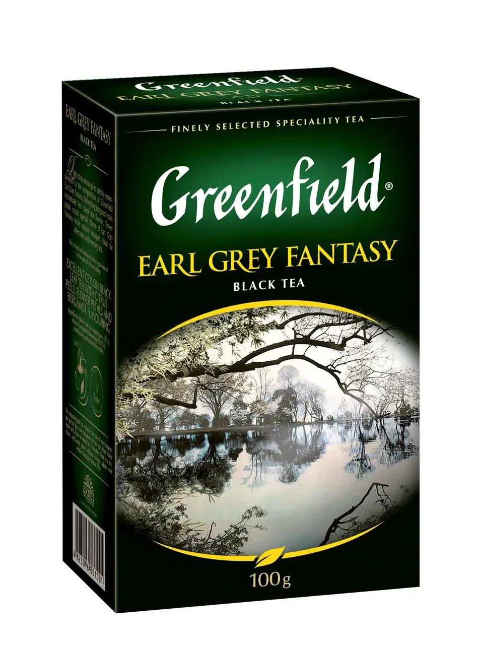 Чай Greenfield Earl Grey Fantasy черный с бергамотом листовой 100 г (220)