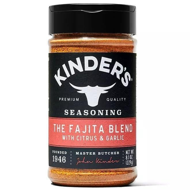 Приправа Kinder's Fajita Seasoning Blend для м'яса риби та овочів 229 г (2345287505)
