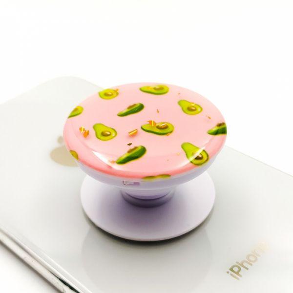 Держатель PopSocket Avocado glitter (22565)