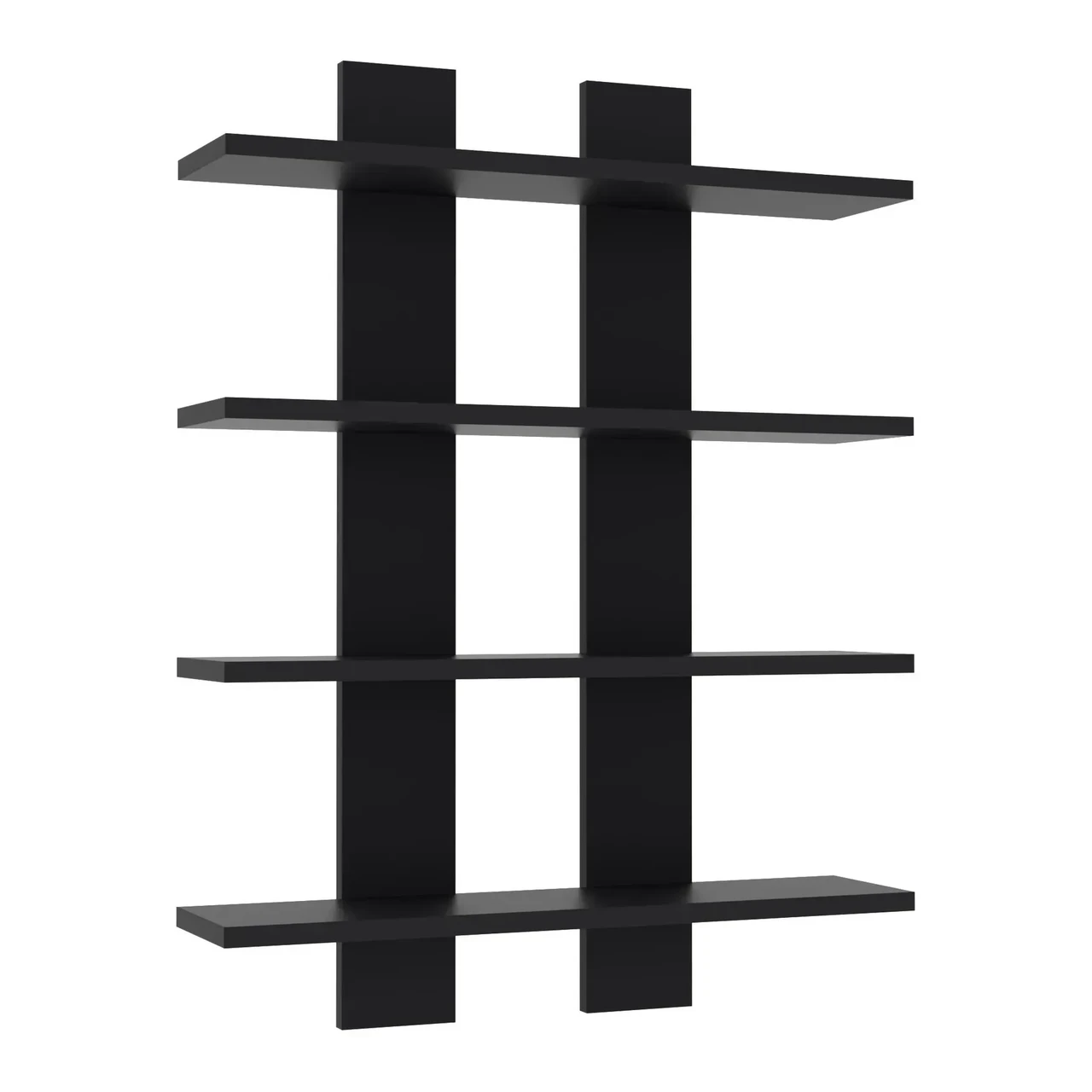 Полиця навісна Kontinent П-4 60х12х80 см Антрацит (52719478) - фото 2 Полиця навісна Kontinent П-4 60х12х80 см Антрацит (52719478) - фото 2